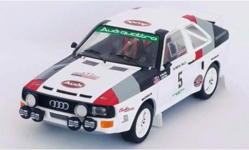 Diecast model cars Audi Sport Quattro 1/43 Trofeu Sport quattro No.5 Rallye WM Olympus Rallye 1986 J.Buffum/N.Wilson Audi Sport Quattro 1/43 Trofeu Sport quattro No.5 Rallye WM Olympus Rallye 1986 J.Buffum/N.Wilson diecast model cars