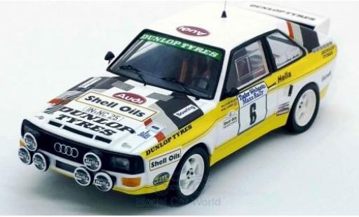 Diecast model cars Audi Sport Quattro 1/43 Trofeu Sport quattro No.6 Rallye Manx 1985 M.Wilson/N.Harris Audi Sport Quattro 1/43 Trofeu Sport quattro No.6 Rallye Manx 1985 M.Wilson/N.Harris diecast model cars