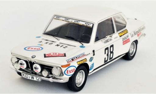 Bmw 2002 1/43 Trofeu No.38 Rallye Monte Carlo 1971 N.Koob/J.Brandenburger diecast model cars