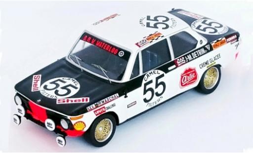 Diecast model cars Bmw 2002 1/43 Trofeu No.55 Waterloo 24h Spa Francorchamps 1972 R.Derom/J-M.Detrin Bmw 2002 1/43 Trofeu No.55 Waterloo 24h Spa Francorchamps 1972 R.Derom/J-M.Detrin diecast model cars
