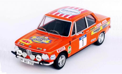 Diecast model cars Bmw 2002 1/43 Trofeu ti No.1 Nogger Team Hamburg Langnese Rallye DM Rally Trifels 1973 R.Hainbach/W.Biebinger Bmw 2002 1/43 Trofeu ti No.1 Nogger Team Hamburg Langnese Rallye DM Rally Trifels 1973 R.Hainbach/W.Biebinger diecast model cars