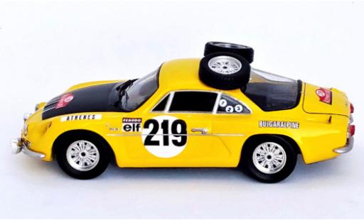 Diecast model cars Alpine A110 1/43 Trofeu Bulgaralpine No.219 Rallye Monte Carlo 1969 A.Agura/A.Tomov Alpine A110 1/43 Trofeu Bulgaralpine No.219 Rallye Monte Carlo 1969 A.Agura/A.Tomov diecast model cars
