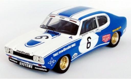 Diecast model cars Ford Capri 1/43 Trofeu 2600 RS No.6 Medinabi 4h Jarama 1975 J.de Bagration/E.de Villota/N.Cabral Ford Capri 1/43 Trofeu 2600 RS No.6 Medinabi 4h Jarama 1975 J.de Bagration/E.de Villota/N.Cabral diecast model cars
