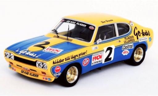 Diecast model cars Ford Capri 1/43 Trofeu MkI 2600 RS No.2 Kinnekulle Ring 1973 B.Brasta Ford Capri 1/43 Trofeu MkI 2600 RS No.2 Kinnekulle Ring 1973 B.Brasta diecast model cars