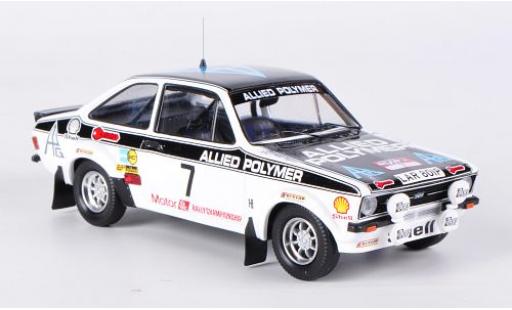 Diecast model cars Ford Escort 1/43 Trofeu II RS 1800 No.7 Allied Polymer Rallye Wales 1976 A.Vatanen Ford Escort 1/43 Trofeu II RS 1800 No.7 Allied Polymer Rallye Wales 1976 A.Vatanen diecast model cars