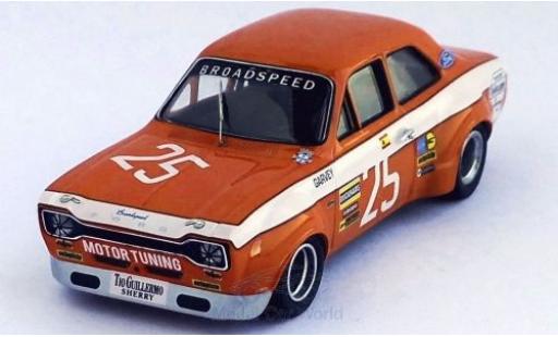 Diecast model cars Ford Escort 1/43 Trofeu MK I No.25 Broadspeed Vila Real 1973 R.Barrios Ford Escort 1/43 Trofeu MK I No.25 Broadspeed Vila Real 1973 R.Barrios diecast model cars