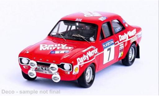 Diecast model cars Ford Escort 1/43 Trofeu MK I No.7 Daily Mirror Scottish Rally 1972 1:43 Ford Escort 1/43 Trofeu MK I No.7 Daily Mirror Scottish Rally 1972 1:43 diecast model cars