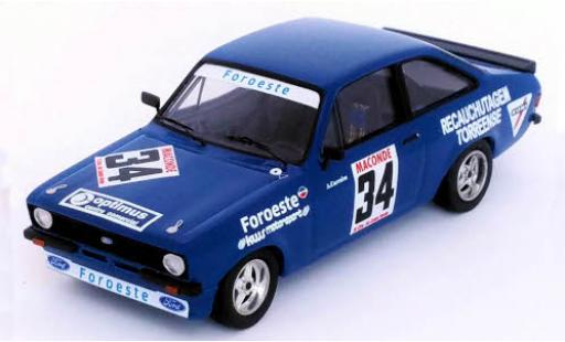 Diecast model cars Ford Escort 1/43 Trofeu MK II No.34 Vila do Conde 1980 A.Carreira Ford Escort 1/43 Trofeu MK II No.34 Vila do Conde 1980 A.Carreira diecast model cars