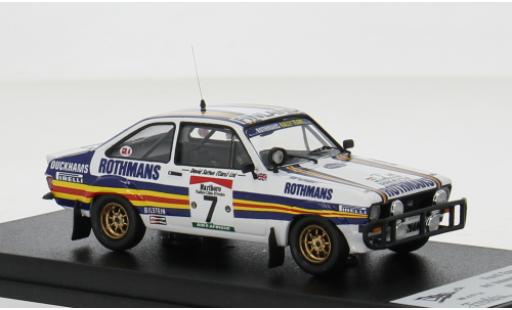 Diecast model cars Ford Escort 1/43 Trofeu MK II Rally Bandama 1981 #7 1:43 Ford Escort 1/43 Trofeu MK II Rally Bandama 1981 #7 1:43 diecast model cars