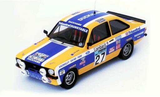 Diecast model cars Ford Escort 1/43 Trofeu MK II RHD No.27 Duckhams Rallye WM RAC Rallye 1979 A.Carter/D.West Ford Escort 1/43 Trofeu MK II RHD No.27 Duckhams Rallye WM RAC Rallye 1979 A.Carter/D.West diecast model cars