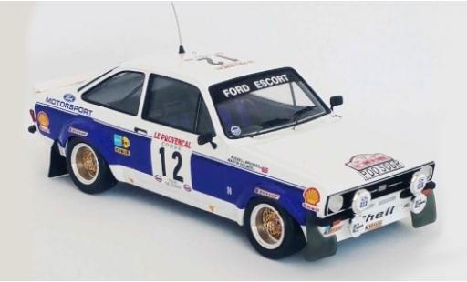 Diecast model cars Ford Escort 1/43 Trofeu MK II RS 1800 RHD No.12 Motorsport Rallye WM Tour de Corse 1977 R.Brookes/M.Holmes Ford Escort 1/43 Trofeu MK II RS 1800 RHD No.12 Motorsport Rallye WM Tour de Corse 1977 R.Brookes/M.Holmes diecast model cars