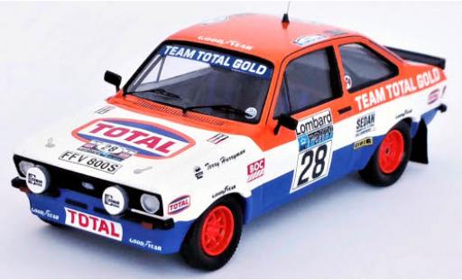 Diecast model cars Ford Escort 1/43 Trofeu Mk II RS 1800 RHD No.28 Total Rallye WM RAC Rallye 1979 M.Wilson/T.Harryman Ford Escort 1/43 Trofeu Mk II RS 1800 RHD No.28 Total Rallye WM RAC Rallye 1979 M.Wilson/T.Harryman diecast model cars