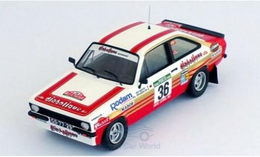 Diecast model cars Ford Escort 1/43 Trofeu MK II RS 2000 No.36 Rallye WM Rallye Portugal 1982 R.Souto/E.Cid Ford Escort 1/43 Trofeu MK II RS 2000 No.36 Rallye WM Rallye Portugal 1982 R.Souto/E.Cid diecast model cars