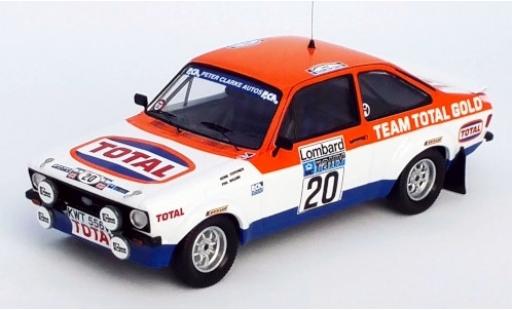 Diecast model cars Ford Escort 1/43 Trofeu MK II RS No.20 Team Total Gold Total Rallye WM RAC Rallye 1979 H.Toivonen/P.Boland Ford Escort 1/43 Trofeu MK II RS No.20 Team Total Gold Total Rallye WM RAC Rallye 1979 H.Toivonen/P.Boland diecast model cars