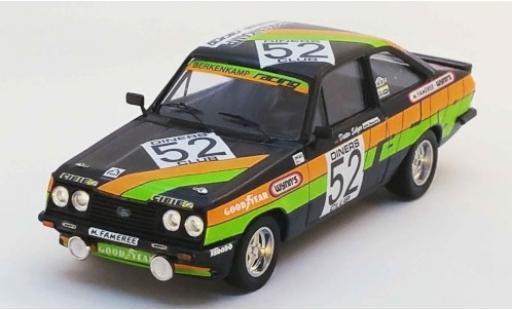 Diecast model cars Ford Escort 1/43 Trofeu Mk II RS2000 No.52 Berkenkamp Racing 24h Spa 1979 A.Beauchef/D.Selzer/K.Mauer Ford Escort 1/43 Trofeu Mk II RS2000 No.52 Berkenkamp Racing 24h Spa 1979 A.Beauchef/D.Selzer/K.Mauer diecast model cars