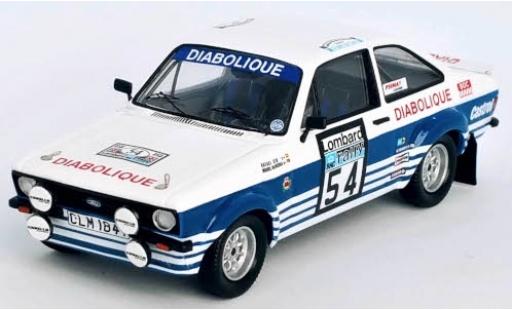 Diecast model cars Ford Escort 1/43 Trofeu MkII RS 1800 No.54 Diabolique Rallye WM RAC Rallye 1980 R.Cid/M.Oliveira Ford Escort 1/43 Trofeu MkII RS 1800 No.54 Diabolique Rallye WM RAC Rallye 1980 R.Cid/M.Oliveira diecast model cars