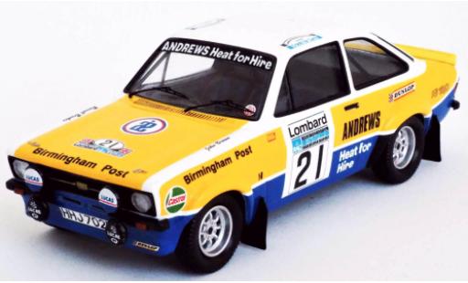 Diecast model cars Ford Escort 1/43 Trofeu MkII RS 1800 RHD No.21 Andrews Rallye WM RAC Rally 1975 R.Brookes/J.Brown Ford Escort 1/43 Trofeu MkII RS 1800 RHD No.21 Andrews Rallye WM RAC Rally 1975 R.Brookes/J.Brown diecast model cars