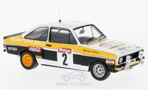 Diecast model cars Ford Escort MKI 1/43 Trofeu MKII RS 1800 tarmac RHD No.2 Tarmac Haspengouw rally 1980 M.Wilson/T.Harryman Ford Escort MKI 1/43 Trofeu MKII RS 1800 tarmac RHD No.2 Tarmac Haspengouw rally 1980 M.Wilson/T.Harryman diecast model cars