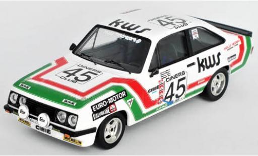 Diecast model cars Ford Escort 1/43 Trofeu MKII RS 2000 No.45 KWS Motorsport 24h Spa 1978 H.Bauer/R.Dötsch/M.Mohr/W.Wolf Ford Escort 1/43 Trofeu MKII RS 2000 No.45 KWS Motorsport 24h Spa 1978 H.Bauer/R.Dötsch/M.Mohr/W.Wolf diecast model cars