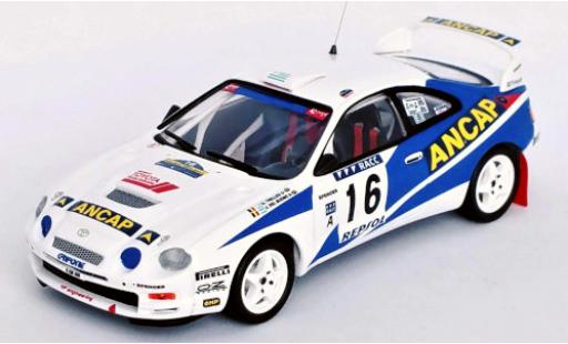 Diecast model cars Toyota Celica 1/43 Trofeu GT Four No.16 Ancap Rally WM Rally Catalunya 1995 G.Trelles/J.Del Buono Toyota Celica 1/43 Trofeu GT Four No.16 Ancap Rally WM Rally Catalunya 1995 G.Trelles/J.Del Buono diecast model cars