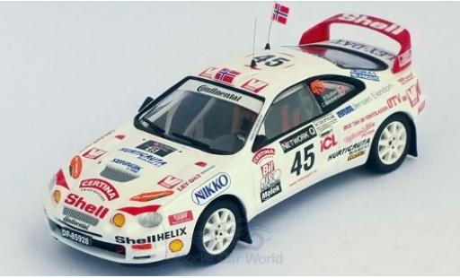 Diecast model cars Toyota Celica 1/43 Trofeu GT Four ST205 No.45 Rallye WM RAC Rallye 1998 P.Solberg/C.Menkerud Toyota Celica 1/43 Trofeu GT Four ST205 No.45 Rallye WM RAC Rallye 1998 P.Solberg/C.Menkerud diecast model cars