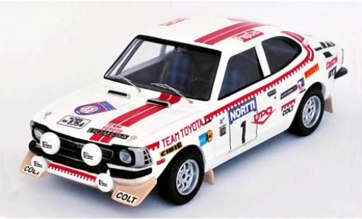 Diecast model cars Toyota Corolla 1/43 Trofeu Levin No.1 Rallye WM 1000 Lakes Rallye 1975 H.Mikkola/A.Aho Toyota Corolla 1/43 Trofeu Levin No.1 Rallye WM 1000 Lakes Rallye 1975 H.Mikkola/A.Aho diecast model cars