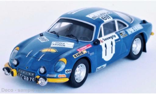 Diecast model cars Alpine A110 1/43 Trofeu Renault No.11 Rallye WM Rallye Suède 1973 Alpine A110 1/43 Trofeu Renault No.11 Rallye WM Rallye Suède 1973 diecast model cars