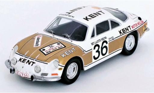Diecast model cars Alpine A110 1/43 Trofeu Renault No.36 Kent Rallye Ypres 1972 Alpine A110 1/43 Trofeu Renault No.36 Kent Rallye Ypres 1972 diecast model cars