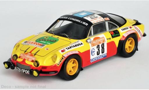 Diecast model cars Alpine A110 1/43 Trofeu Renault No.38 Rallye WM Rallye San Remo 1981 Alpine A110 1/43 Trofeu Renault No.38 Rallye WM Rallye San Remo 1981 diecast model cars