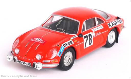 Diecast model cars Alpine A110 1/43 Trofeu Renault No.78 Rallye WM Rallye Monte Carlo 1975 Alpine A110 1/43 Trofeu Renault No.78 Rallye WM Rallye Monte Carlo 1975 diecast model cars