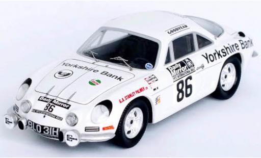 Diecast model cars Alpine A110 1/43 Trofeu Renault No.86 RAC Rallye 1972 Alpine A110 1/43 Trofeu Renault No.86 RAC Rallye 1972 diecast model cars
