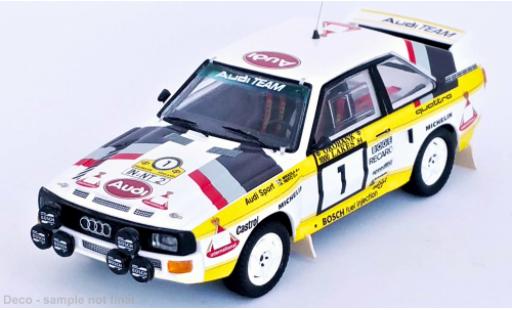 Diecast model cars Audi Sport Quattro 1/43 Trofeu Sport quattro No.1 Team Rallye WM 1000 Lakes Rallye 1984 Audi Sport Quattro 1/43 Trofeu Sport quattro No.1 Team Rallye WM 1000 Lakes Rallye 1984 diecast model cars