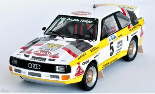 Diecast model cars Audi Sport Quattro 1/43 Trofeu Sport quattro No.5 HB Rallye WM Rallye Schweden 1985 Audi Sport Quattro 1/43 Trofeu Sport quattro No.5 HB Rallye WM Rallye Schweden 1985 diecast model cars