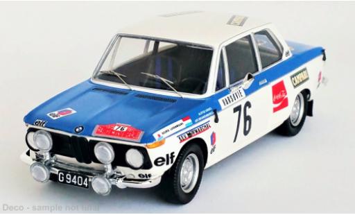 Bmw 2002 1/43 Trofeu Ti No.76 Rallye WM Rallye Monte Carlo 1973 diecast model cars