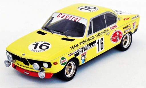 Diecast model cars Bmw 2800 1/43 Trofeu CS (E9) No.16 24h Spa 1972 Bmw 2800 1/43 Trofeu CS (E9) No.16 24h Spa 1972 diecast model cars