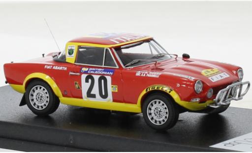 Diecast model cars Fiat 124 1/43 Trofeu Abarth Rallye No.20 Rallye WM Safari Rallye 1974 Fiat 124 1/43 Trofeu Abarth Rallye No.20 Rallye WM Safari Rallye 1974 diecast model cars