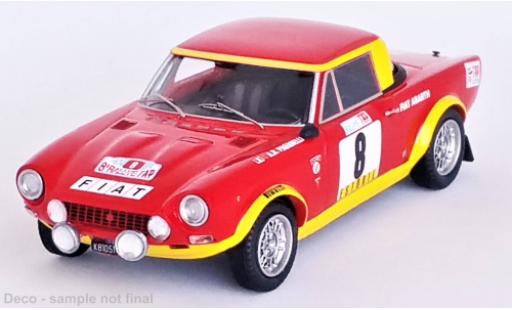 Diecast model cars Fiat 124 1/43 Trofeu Abarth Rallye No.8 Rallye WM Rallye Portugal 1974 Fiat 124 1/43 Trofeu Abarth Rallye No.8 Rallye WM Rallye Portugal 1974 diecast model cars
