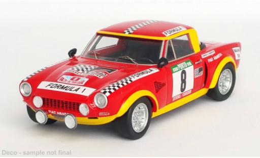 Diecast model cars Fiat 124 1/43 Trofeu Abarth Rallye No.8 Rallye WM Rallye Portugal 1975 Fiat 124 1/43 Trofeu Abarth Rallye No.8 Rallye WM Rallye Portugal 1975 diecast model cars
