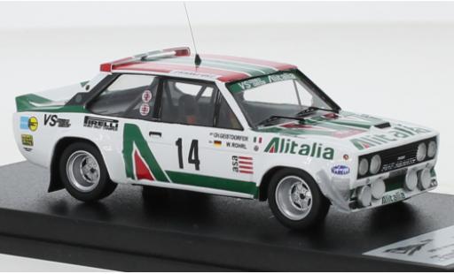 Diecast model cars Fiat 131 1/43 Trofeu Abarth No.14 Alitalia Alitalia Rallye WM Rallye Monte Carlo 1979 Fiat 131 1/43 Trofeu Abarth No.14 Alitalia Alitalia Rallye WM Rallye Monte Carlo 1979 diecast model cars
