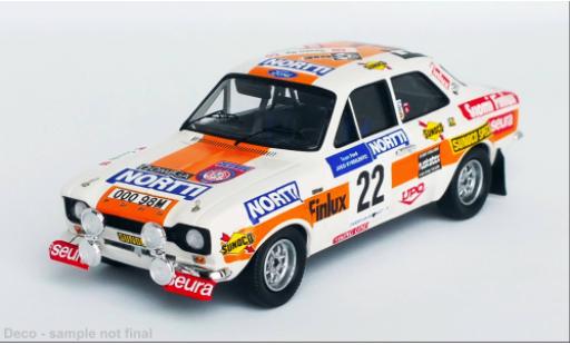 Diecast model cars Ford Escort 1/43 Trofeu MK I No.22 Rallye WM 1000 Lakes Rallye 1975 Ford Escort 1/43 Trofeu MK I No.22 Rallye WM 1000 Lakes Rallye 1975 diecast model cars