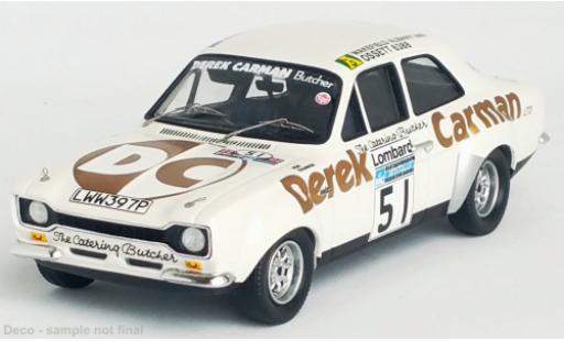 Diecast model cars Ford Escort 1/43 Trofeu MK I RHD No.51 Rallye WM RAC Rallye 1975 Ford Escort 1/43 Trofeu MK I RHD No.51 Rallye WM RAC Rallye 1975 diecast model cars
