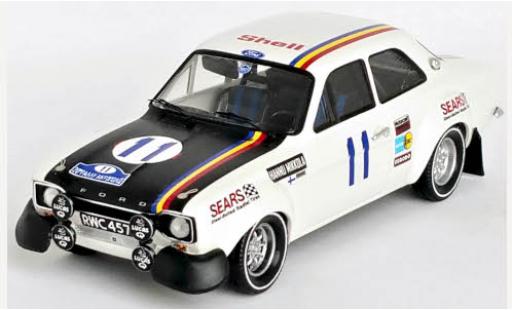 Diecast model cars Ford Escort 1/43 Trofeu MK I RS 1600 No.11 Rallye WM Rallye Acropolis 1972 Ford Escort 1/43 Trofeu MK I RS 1600 No.11 Rallye WM Rallye Acropolis 1972 diecast model cars