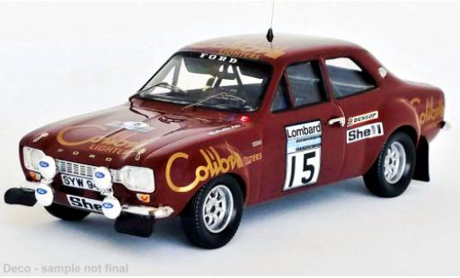 Diecast model cars Ford Escort 1/43 Trofeu MK I RS 1600 No.15 Colibri Lighters Rallye WM RAC Rallye 1974 Ford Escort 1/43 Trofeu MK I RS 1600 No.15 Colibri Lighters Rallye WM RAC Rallye 1974 diecast model cars