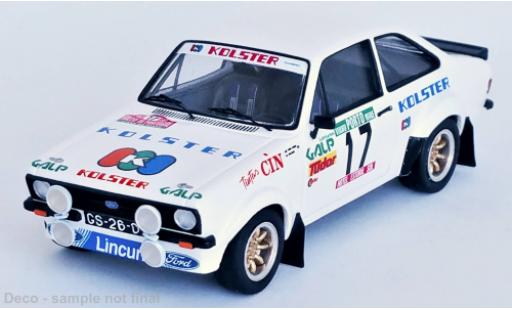 Diecast model cars Ford Escort 1/43 Trofeu MK II No.17 Rallye WM Rallye Portugal 1983 Ford Escort 1/43 Trofeu MK II No.17 Rallye WM Rallye Portugal 1983 diecast model cars