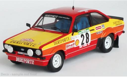 Diecast model cars Ford Escort 1/43 Trofeu MK II No.28 Rallye WM Rallye Portugal 1983 Ford Escort 1/43 Trofeu MK II No.28 Rallye WM Rallye Portugal 1983 diecast model cars