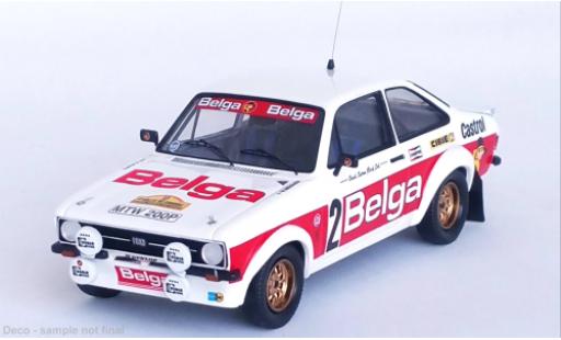 Diecast model cars Ford Escort 1/43 Trofeu Mk II RS 1800 No.2 Belga Rallye Condroz 1979 Ford Escort 1/43 Trofeu Mk II RS 1800 No.2 Belga Rallye Condroz 1979 diecast model cars