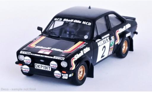 Diecast model cars Ford Escort 1/43 Trofeu Mk II RS 1800 No.2 Mintex International Rallye 1982 Ford Escort 1/43 Trofeu Mk II RS 1800 No.2 Mintex International Rallye 1982 diecast model cars