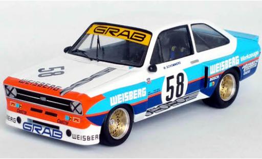 Diecast model cars Ford Escort 1/43 Trofeu Mk II RS 1800 No.58 Weisberg DRM Hockenheim 1976 Ford Escort 1/43 Trofeu Mk II RS 1800 No.58 Weisberg DRM Hockenheim 1976 diecast model cars