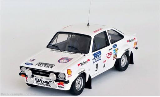 Diecast model cars Ford Escort 1/43 Trofeu Mk II RS 1800 No.9 Rallye WM 1000 Lakes Rallye 1976 Ford Escort 1/43 Trofeu Mk II RS 1800 No.9 Rallye WM 1000 Lakes Rallye 1976 diecast model cars