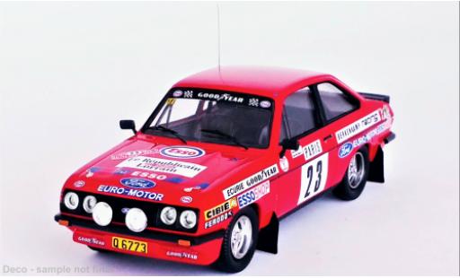 Diecast model cars Ford Escort 1/43 Trofeu MK II RS 2000 No.23 Rallye WM Rallye Monte Carlo 1979 Ford Escort 1/43 Trofeu MK II RS 2000 No.23 Rallye WM Rallye Monte Carlo 1979 diecast model cars
